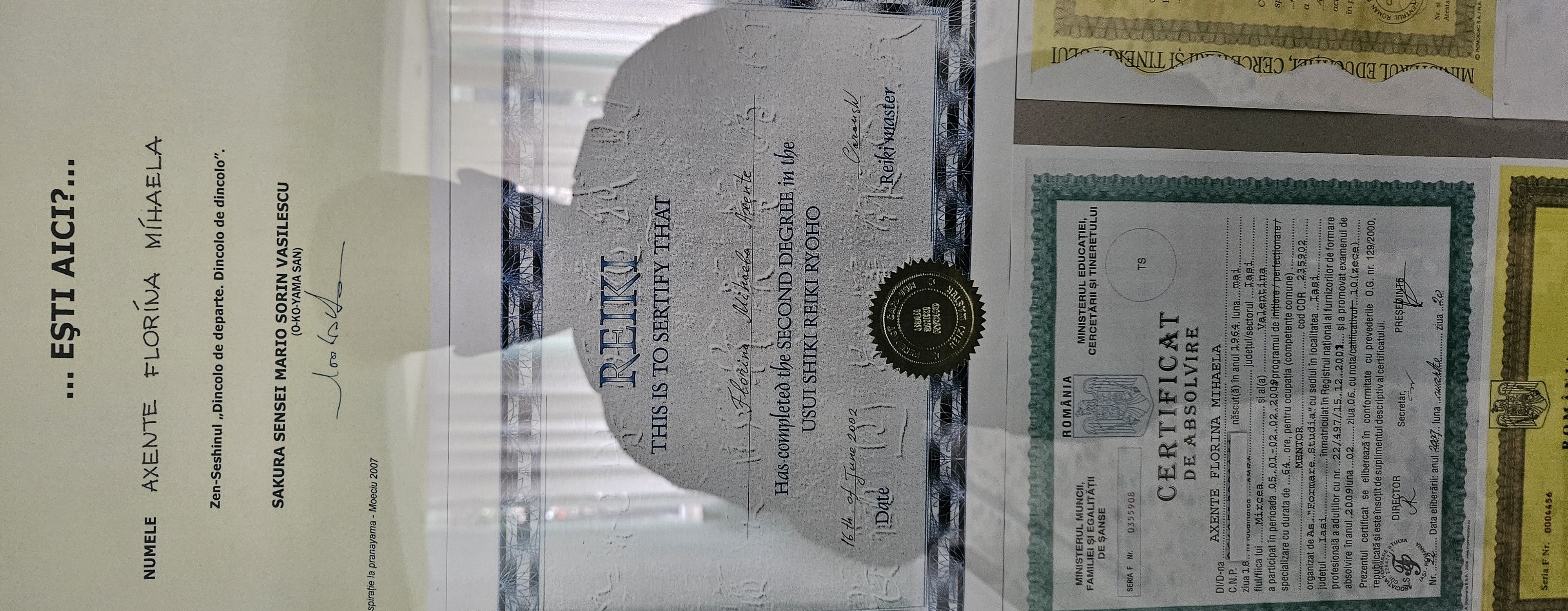 Diplomă Florina Mihaela Axente